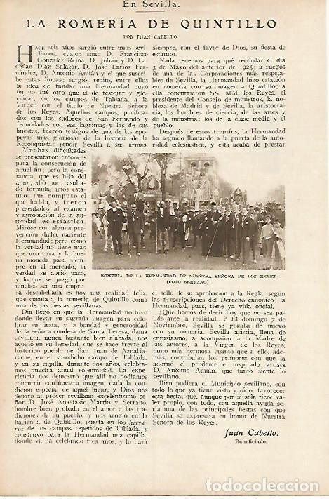 Cartoline: LAMINA BLANCO Y NEGRO 7981: La romeria del Quintillo de Sevilla - Varios
