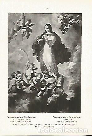 Cartoline: LAMINA 5235: Vestuario de Canonigos - Angel Dotor y Municio
