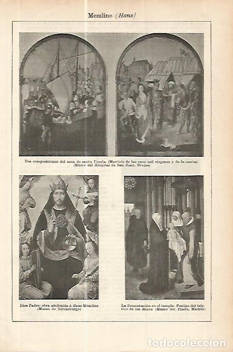 Postkarten: LAMINA ESPASA 17766: Cuadros de Hans Memlinc - Varios