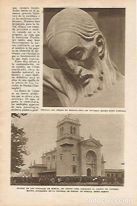 Cartoline: LAMINA BLANCO Y NEGRO 8064: Cristo escultura de Victorio Macho - Varios
