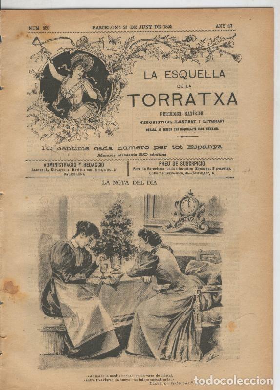 Postkarten: La esquella de la Torratxa numero 0858 del 21.6.1895 - Varios
