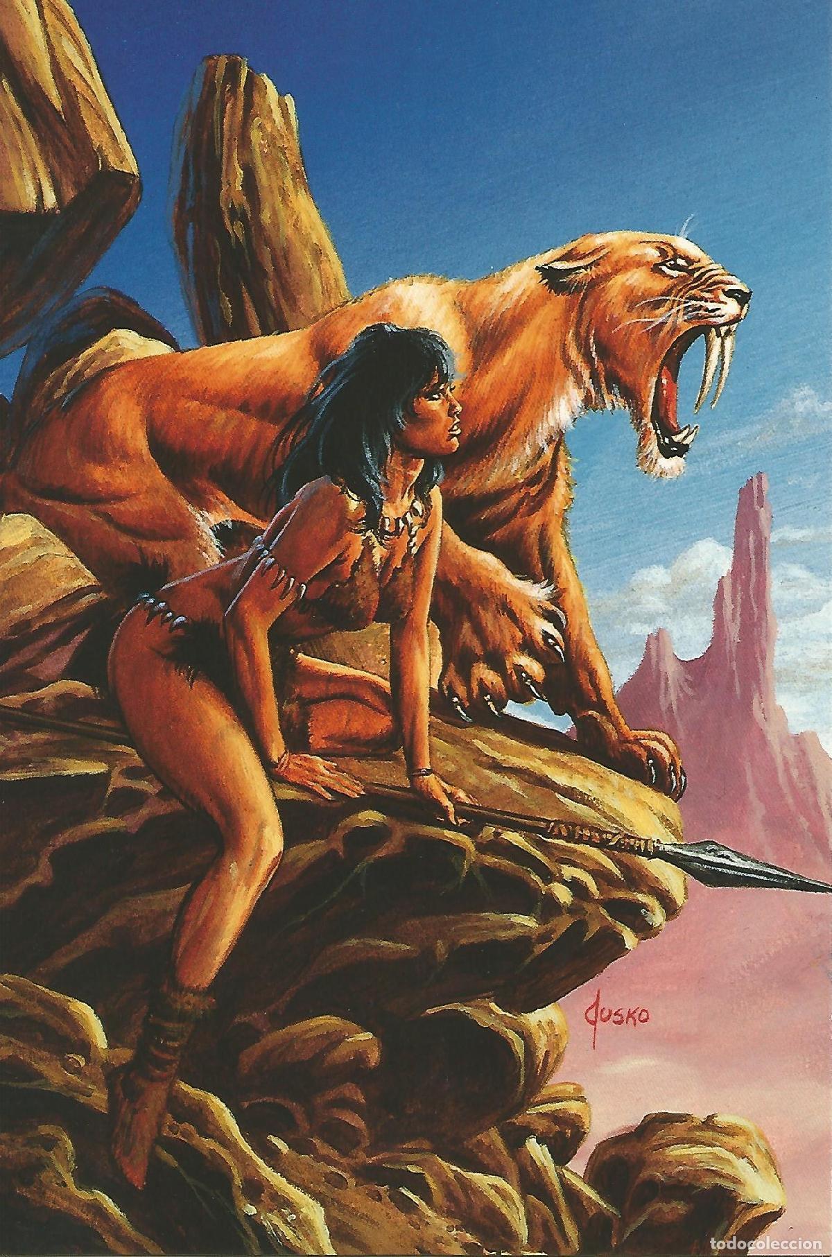 Postkarten: Colossal Card 76: Joe Jusko. Tiger Girl - Joe Jusko