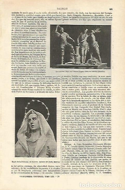 Postcards: LAMINA ESPASA 18233: Los Azotes y La Dolorosa por Salzillo - Varios