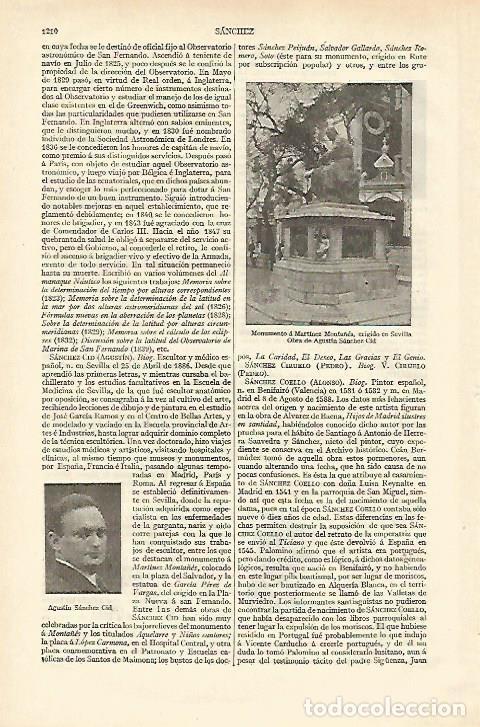 Postcards: LAMINA ESPASA 18410: Monumento a Martinez Monta&ntilde;es en Sevilla - Varios
