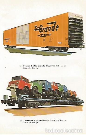 Postais: LAMINA 8761: Denver & Rio Grande Westeern. Louisville & Nashville - O.S. Nock