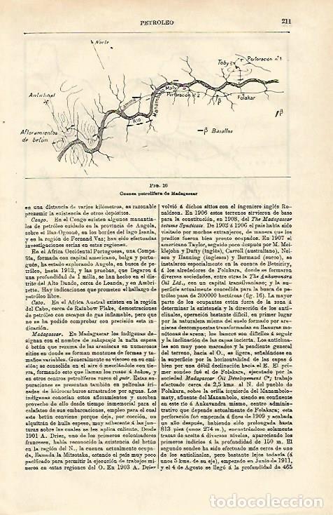 Postais: LAMINA ESPASA 23151: Cuenca petrolifera de Madagascar - Varios