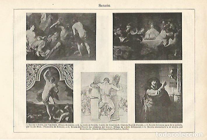 Cartoline: LAMINA ESPASA 18444: Sanson - Varios
