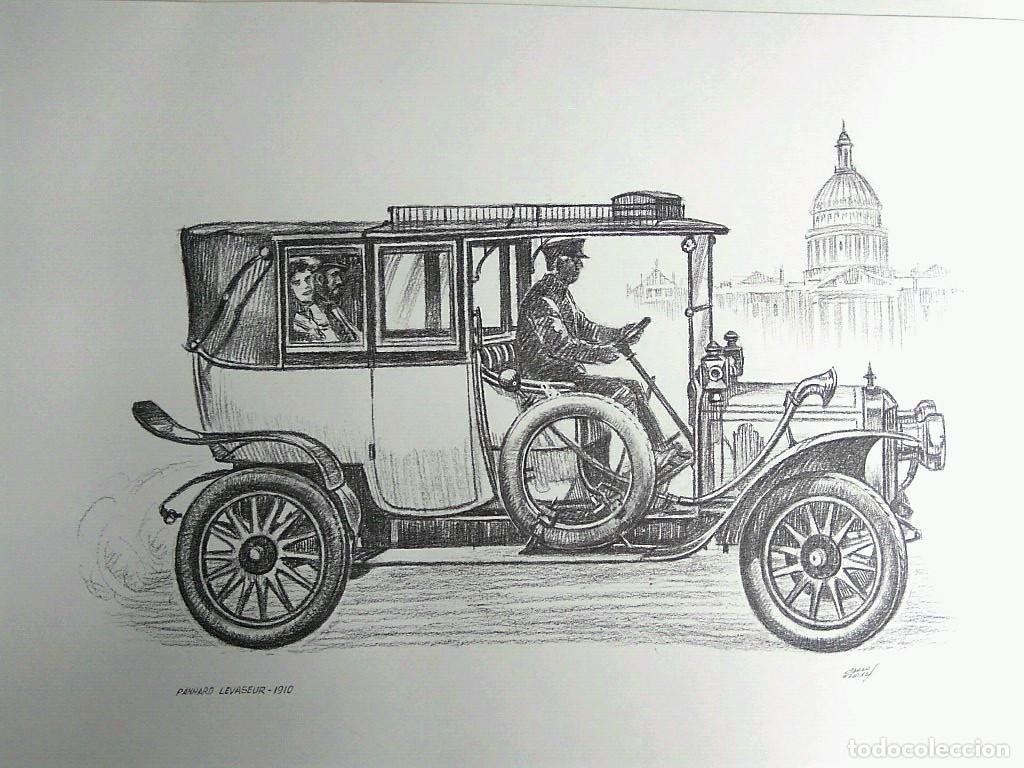 Postkarten: Laminas Carlos Freixas: Automoviles Veteranos 06- PANHARD LEVASEUR 1910 (Serie estudios 25) - Carlos