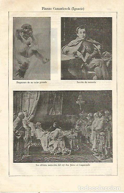 Cartoline: LAMINA ESPASA 23251: Obras de Ignacio Pinazo - Varios
