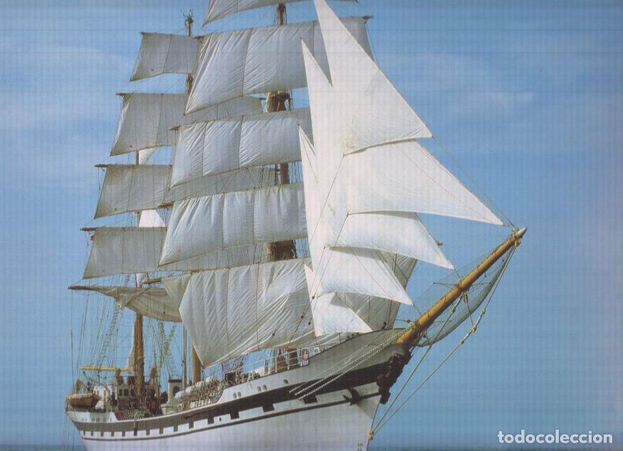 Postales: Lamina de barco medida 39,5 x 32,5 cm: Simon Bolivar -