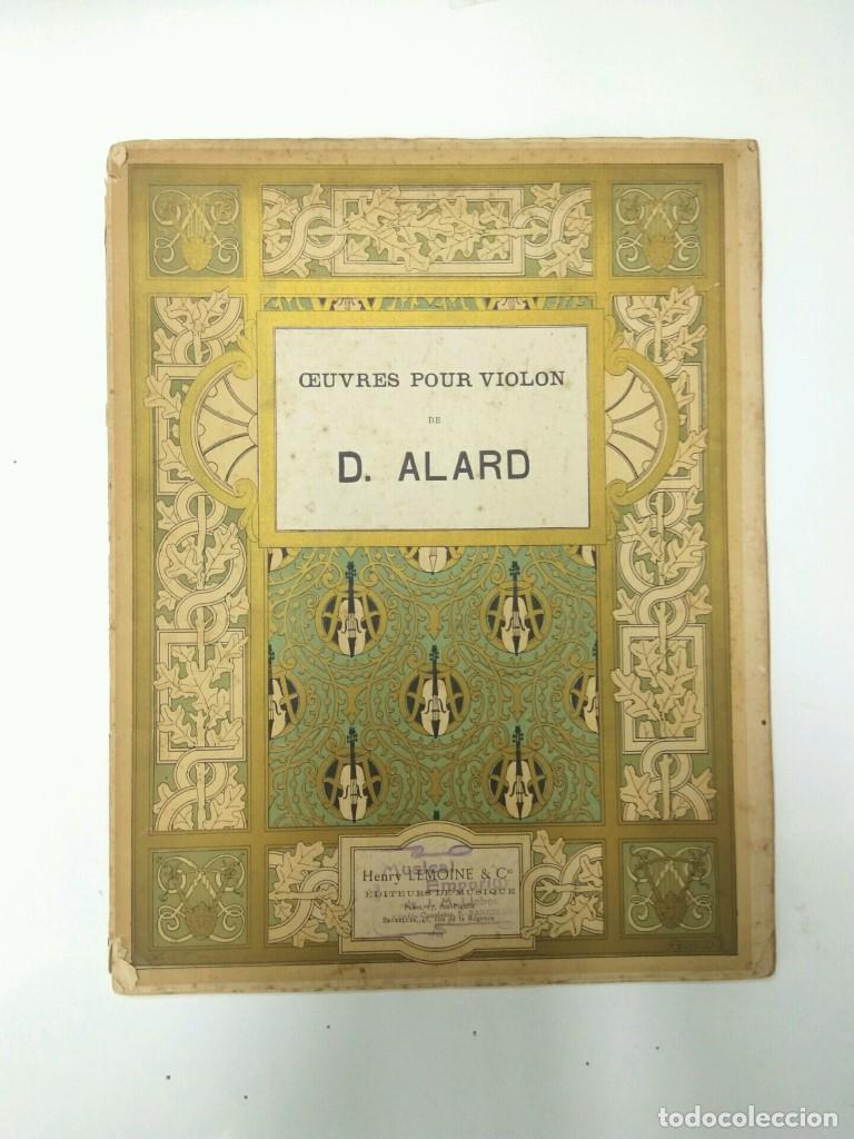 Cartes Postales: Libreto Partituras: ETUDES POUR VIOLON PAR DELPHIN ALARD - Methode complete et Progressive (1895) -