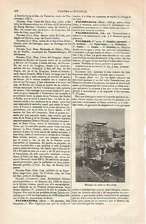 Postkarten: LAMINA ESPASA 23495: Palomar de vuelo en Barcelona - Varios