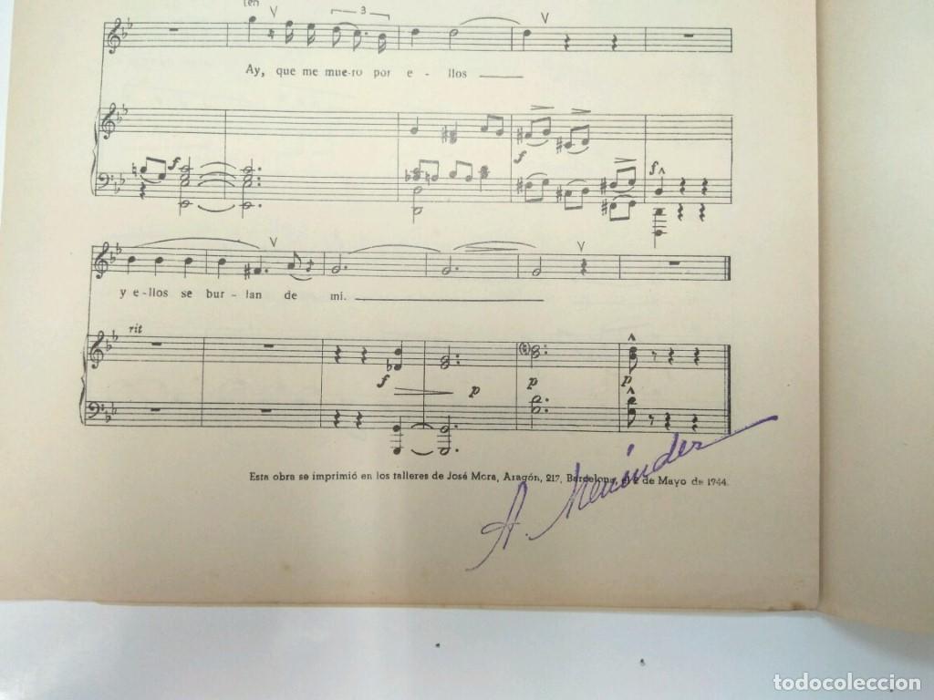 Cartoline: Libreto Partituras: ARTUR MENENDEZ ALEYXANDRE - Madre, unos ojuelos vi (Lope de Vega) - Artur Menen