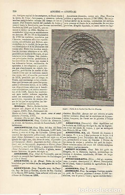 Postkarten: LAMINA ESPASA 23788: Catedral de San Mauricio en Angers - Varios