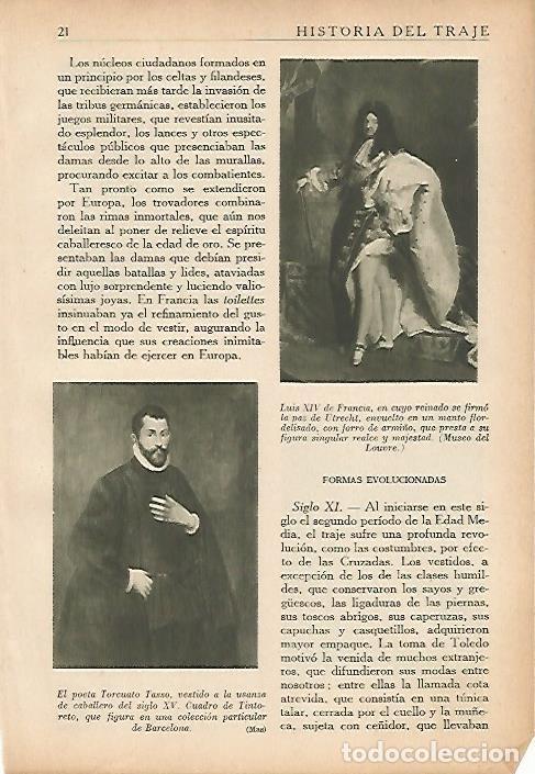 Postkarten: LAMINA 5414: Luis XIV de Francia y Torcuato Tasso - M. Borras