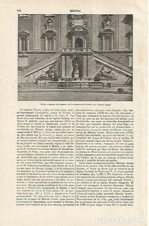 Postkarten: LAMINA ESPASA 23957: Escalera del Palacio de los Senadores en Roma - Varios