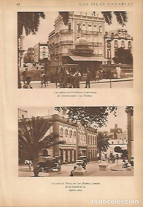 Postkarten: LAMINA 5458: Calle del Muro y barranco de Guiniguada en Las Palmas - Jose M Benitez Toledo