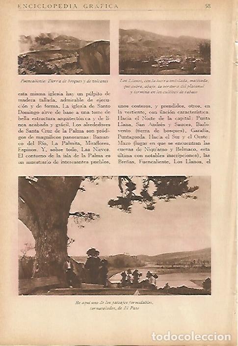 Postkarten: LAMINA 5464: Fuencaliente Los Llanos y El Paso - Jose M Benitez Toledo