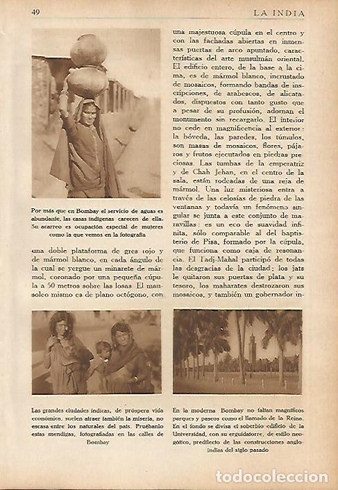 Postales: LAMINA 5560: Habitantes de Bombay - Elias Serra Rafols