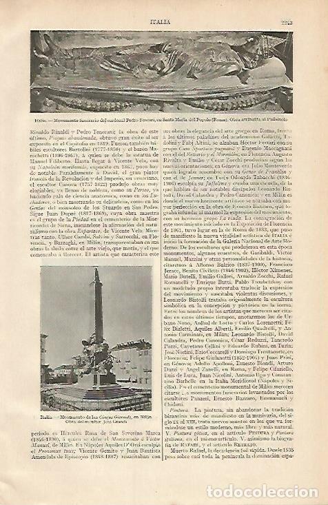 Cartoline: LAMINA ESPASA 7284: Monumentos en Roma y Milan - Varios