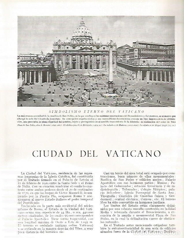 Postcards: LAMINA 3123: CIUDAD DEL VATICANO. Plaza de San Pedro - Ramon Otero Pedrayo