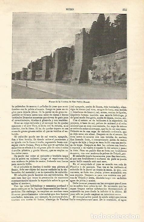 Postais: LAMINA ESPASA 24568: Cortina de San Pablo en Roma - Varios