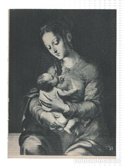Postales: El Museo del Prado, laminas 31 y 32: La Virgen y el Ni&ntilde;o (Luis Morales) y La infanta Isabel Clara Eu