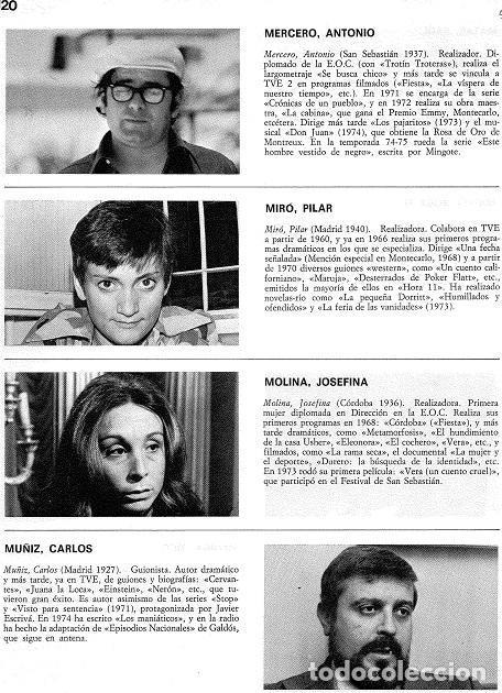 Postales: LAMINA 4872: Antonio Mercero Pilar MiroJosefina Molina Carlos Mu&ntilde;iz - Jose M Baget Herms