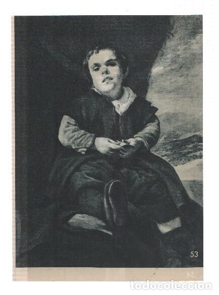 Postales: El Museo del Prado, laminas 53 y 54: El ni&ntilde;o de vallecas y Jesus Crucificado (Velazquez)