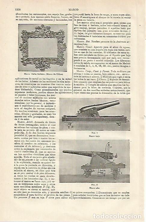 Postales: LAMINA ESPASA 18738: Marco - Varios