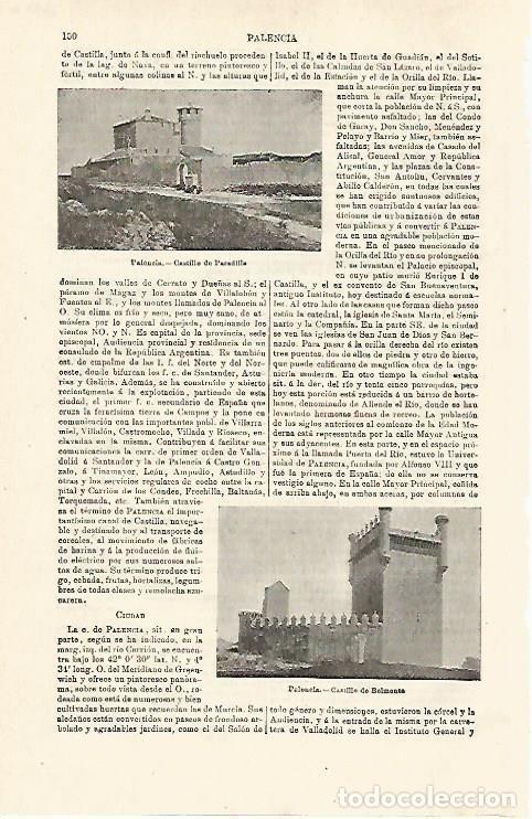 Postkarten: LAMINA ESPASA 24257: Castillo de Paradilla en Palencia - Varios