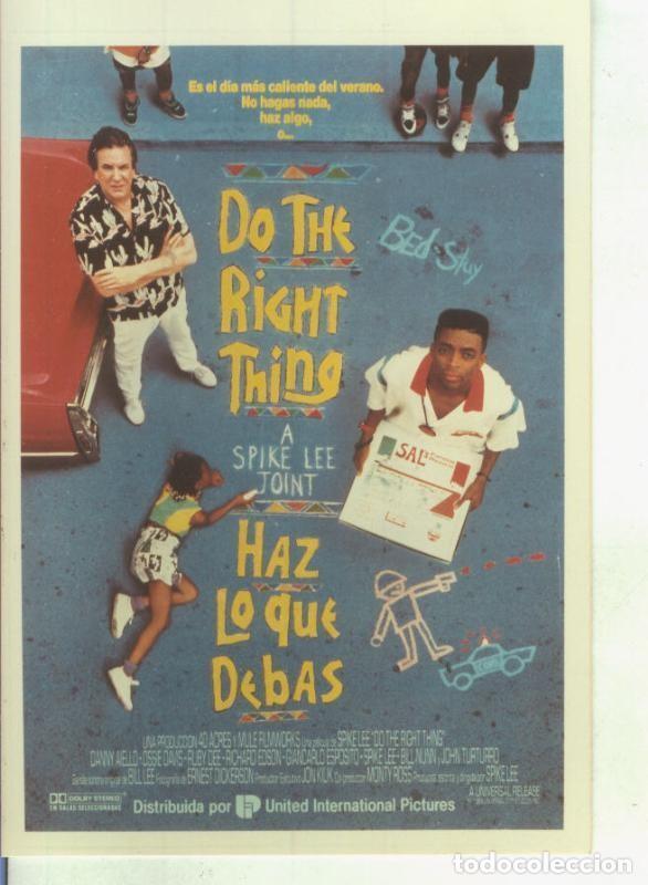 Cartes Postales: Foto cine 054: Haz lo que debas (Danny Aiello) - Varios