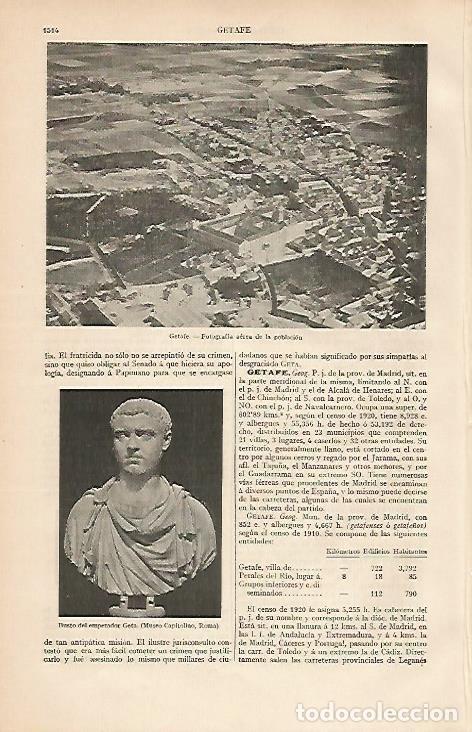 Postkarten: LAMINA ESPASA 24973: Fotografia aerea de Getafe Madrid - Varios