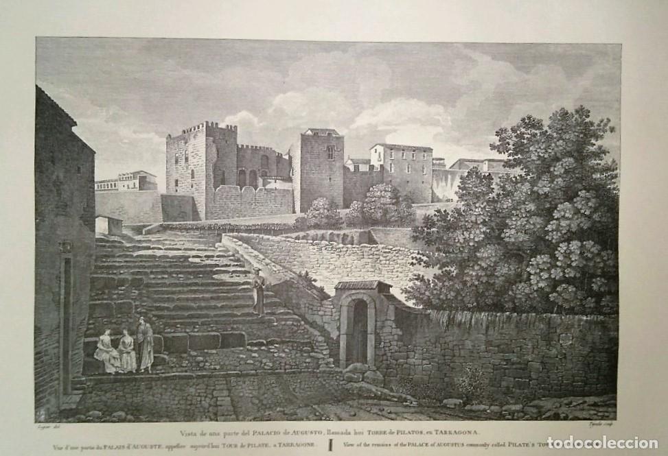Postais: Lamina CATALOGNE, Numero 39: Vista Palacio de Augusto, Torre Pilatos en Tarragona (1813) - Alexandre