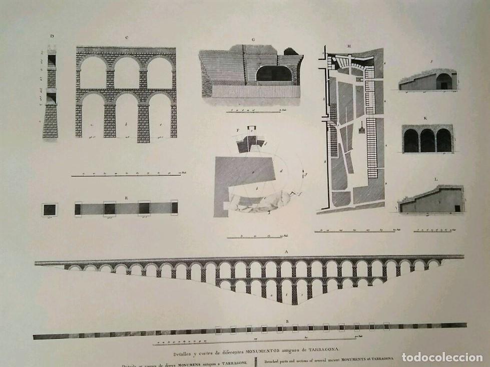 Postais: Lamina CATALOGNE, Numero 44: Detalles y Cortes de monumentos antiguos de Tarragona (1813) - Alexandr