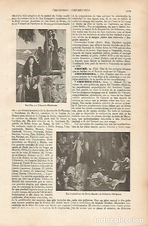 Cartoline: LAMINA ESPASA 25091: Castilla por Eduardo Chicharro - Varios