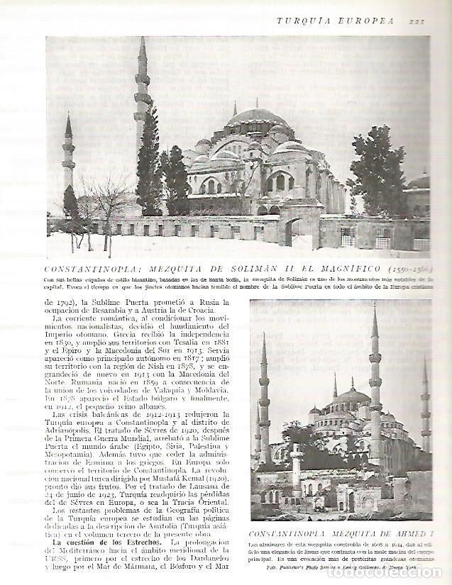 Postales: LAMINA 3152: TURQUIA. Mezquita de Suleiman II y Mezquita de Ahmed I en Estambul - Ramon Otero Pedray