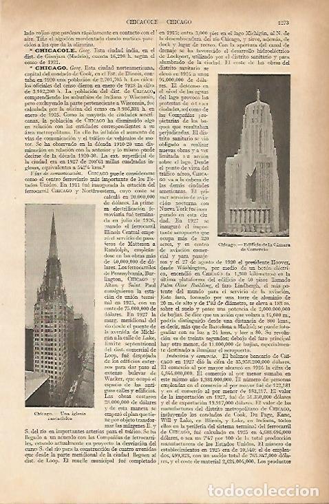 Cartoline: LAMINA ESPASA 25089: Camara de Comercio de Chicago - Varios