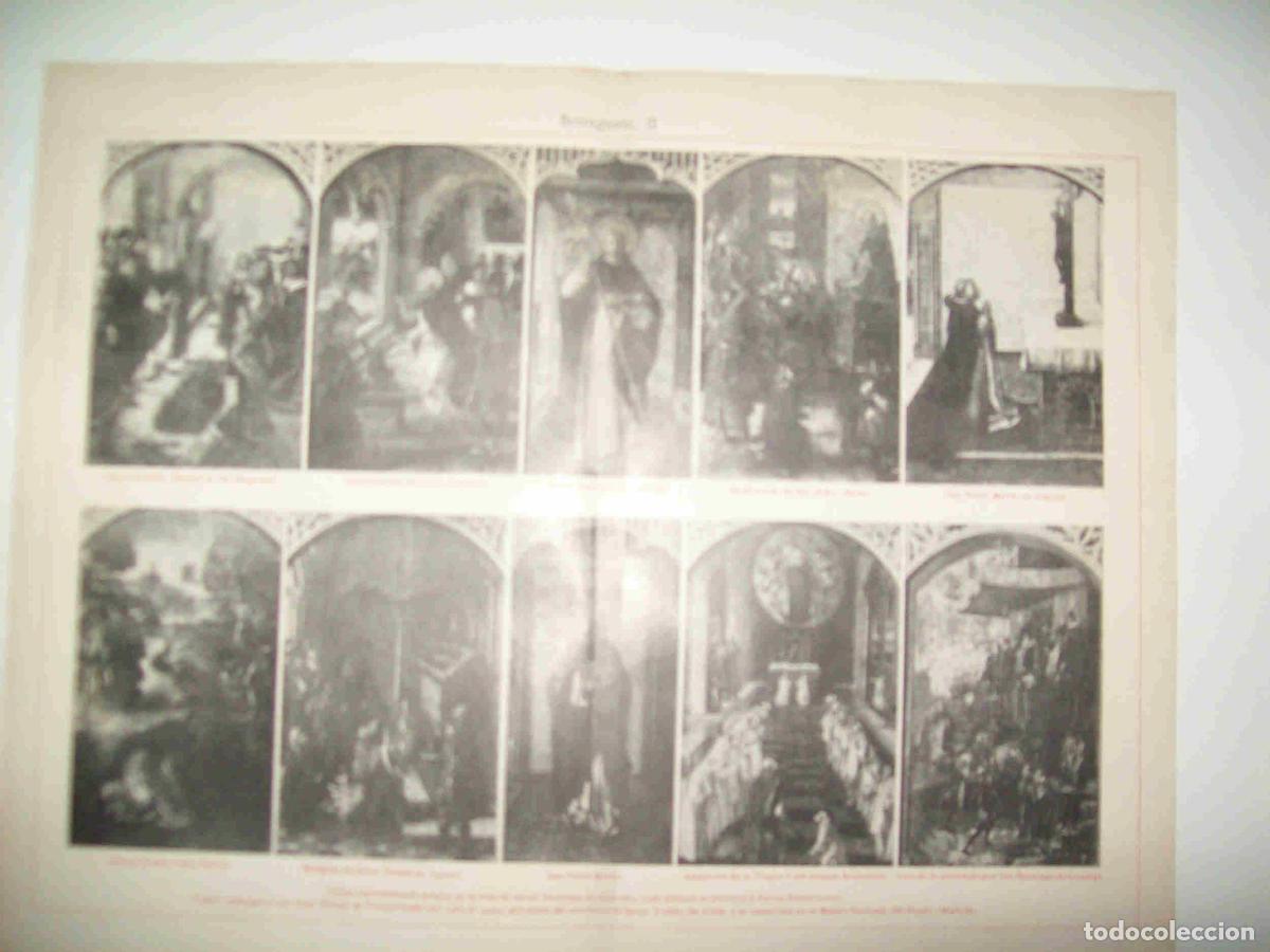Postkarten: LAMINA ESPASA 25197: Pasajes de la vida de Santo Domingo de Guzman por Alonso Berruguete - Varios