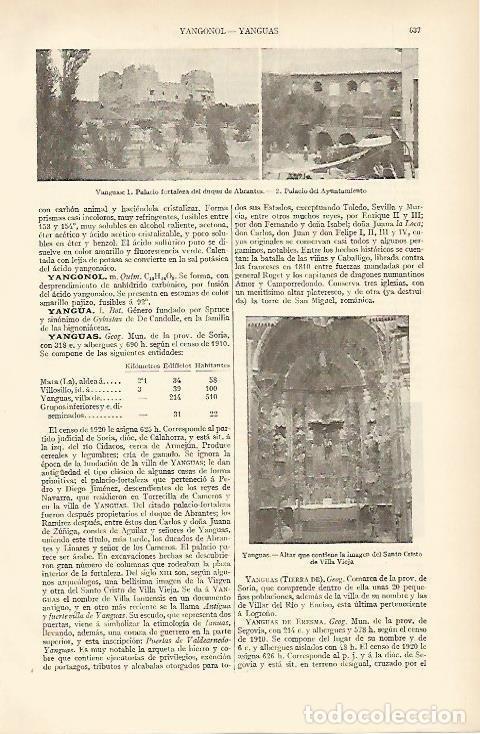 Postkarten: LAMINA ESPASA 1660: Vistas de Yanguas Soria - Varios Autores