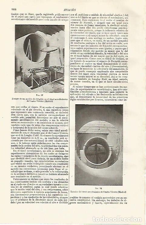 Postkarten: LAMINA ESPASA 19115: Tunel aerodinamico de Cuatro Vientos en Madrid - Varios