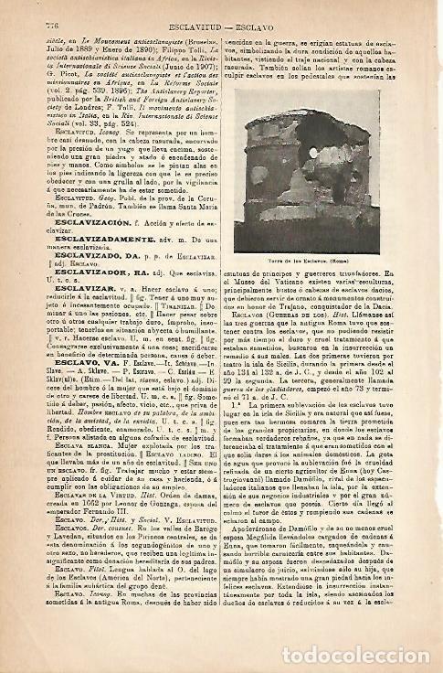 Postkarten: LAMINA ESPASA 18871: Torre de los esclavos en Roma - Varios