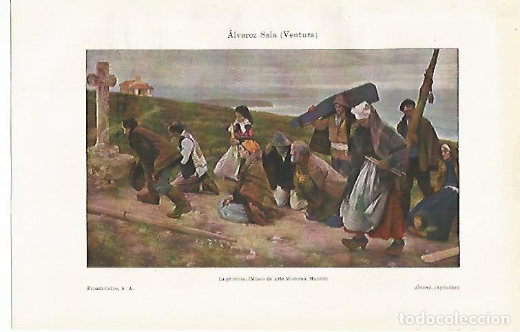 Postais: LAMINA ESPASA 19043: La promesa por Ventura Alvarez Sala - Varios