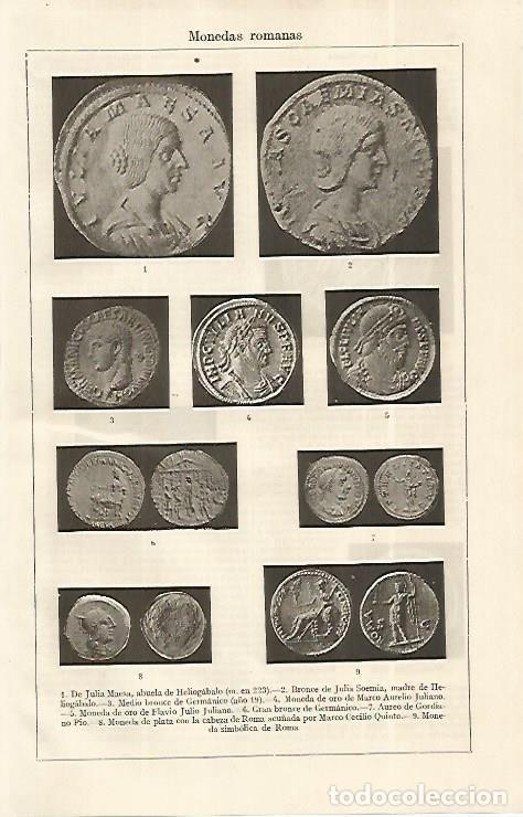 Postcards: LAMINA ESPASA 19183: Monedas de la antigua Roma - Varios