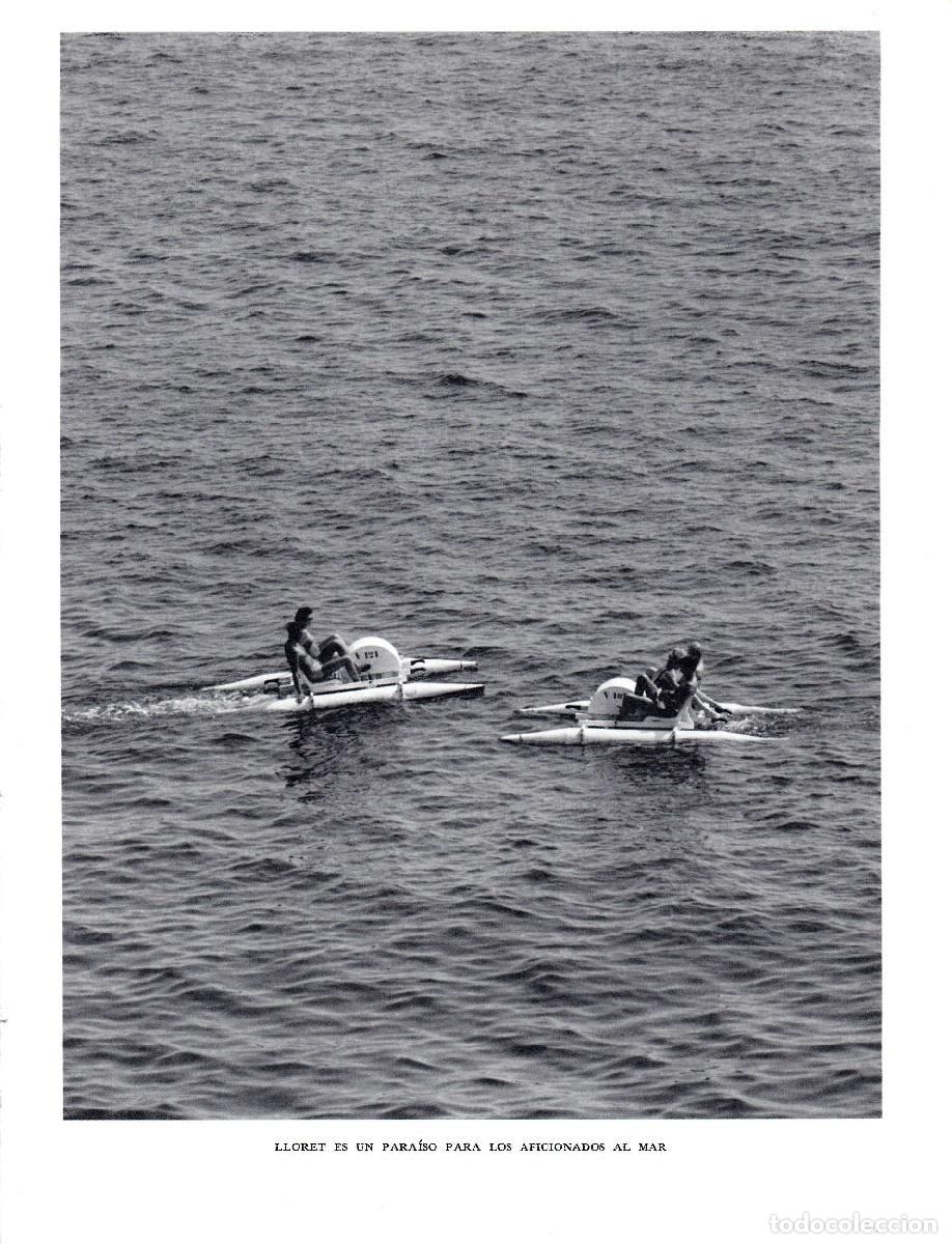 Postkarten: LAMINA 5655: Lloret paraiso para los aficionados al mar - Josep Pla