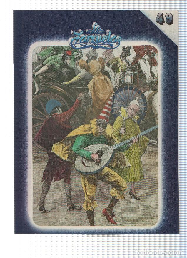 Postales: Fasciculo: HISTORIA DE LA ZARZUELA, Numero 49: El Conde de Luxemburgo (Zacosa) - Juan Arnau
