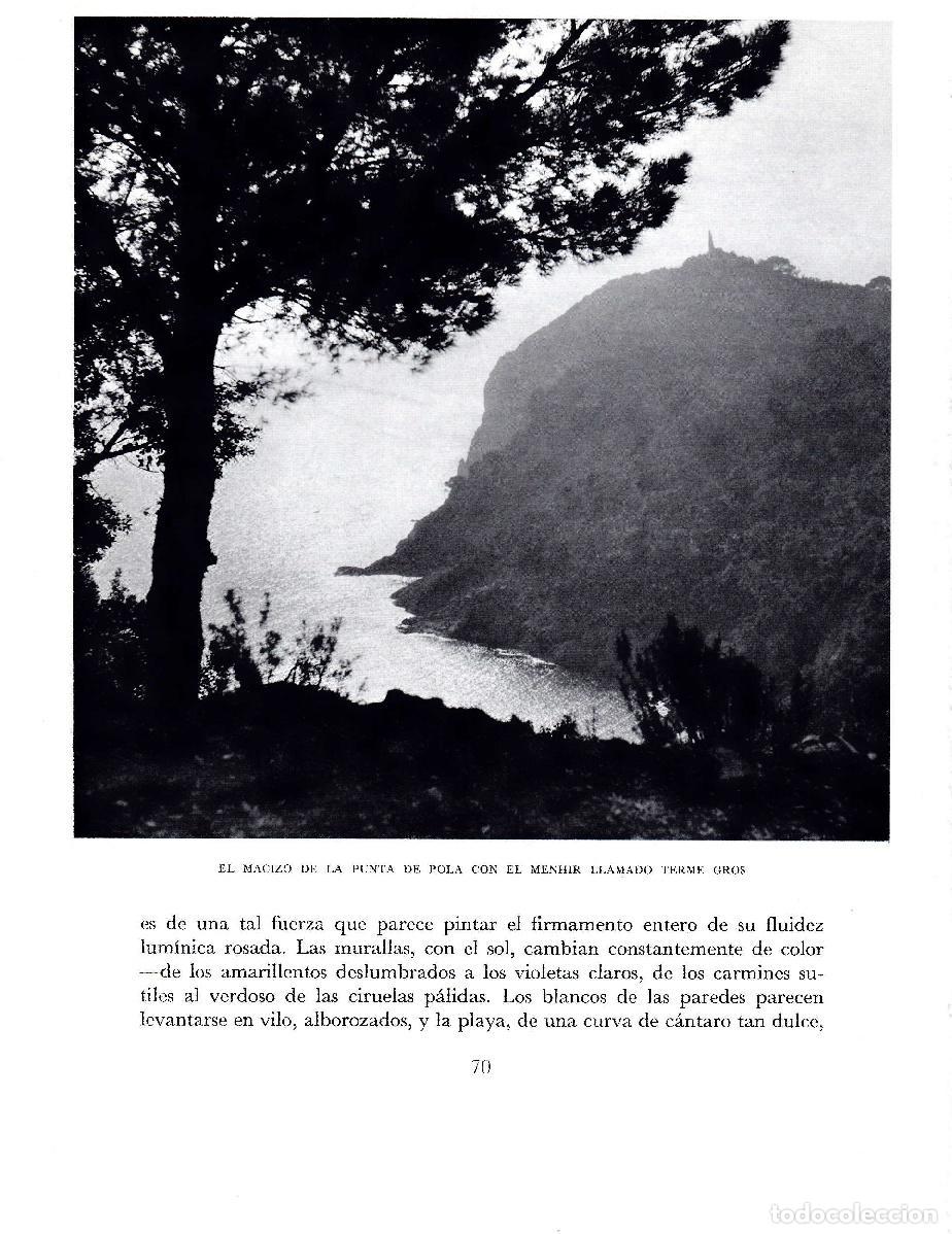 Postales: LAMINA 5668: Punta de Pola con menhir Terme Gros - Josep Pla