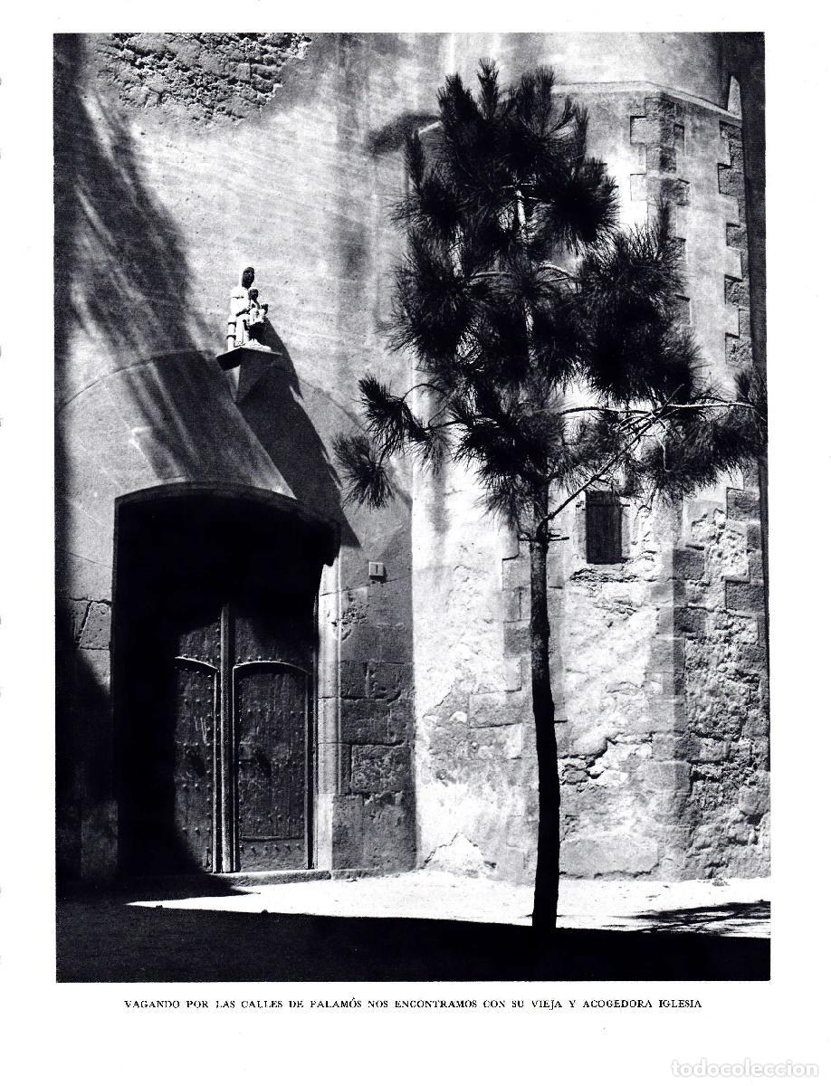 Postales: LAMINA 5700: Iglesia de Palamos - Josep Pla