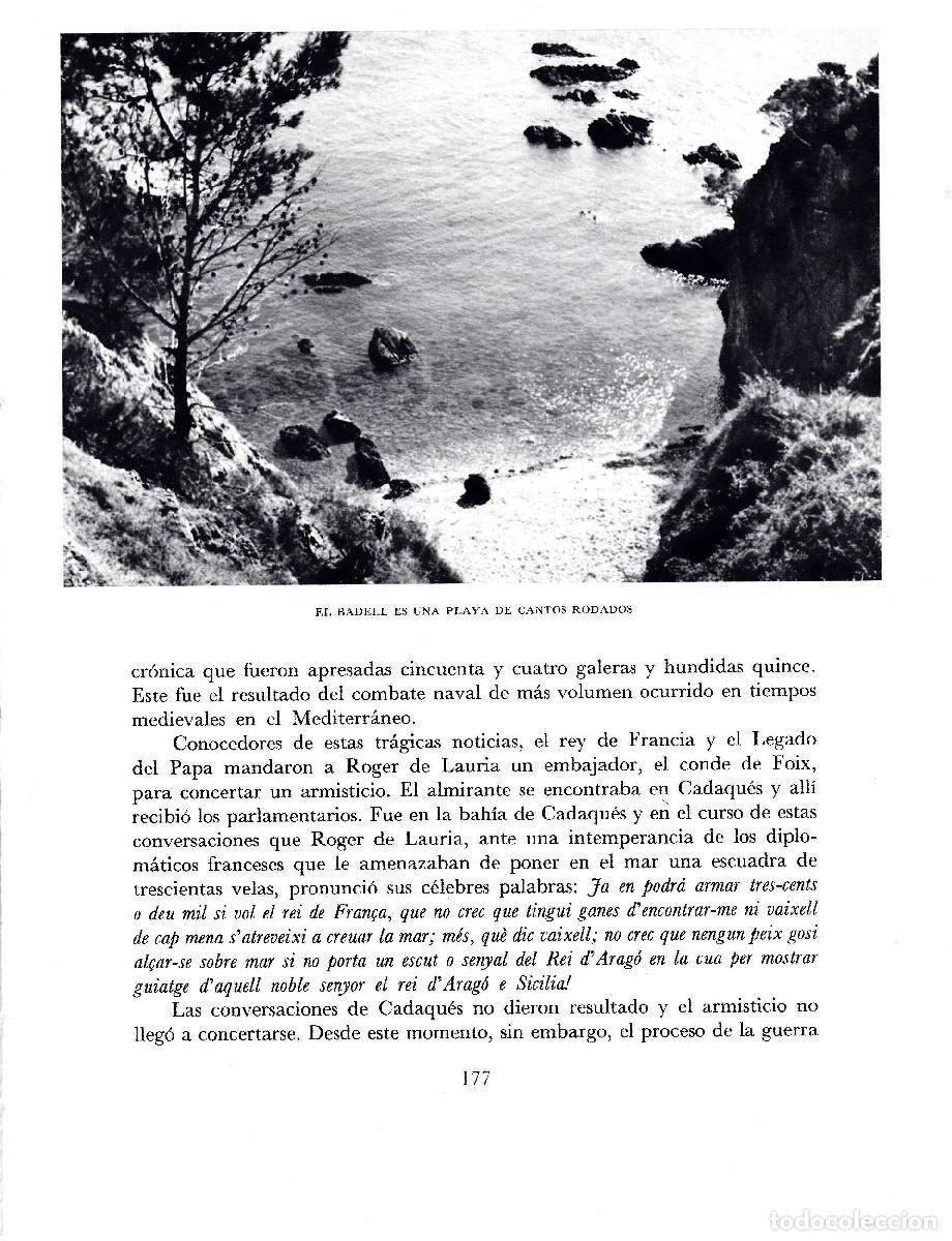 Postales: LAMINA 5712: El Badell playa de cantos rodados - Josep Pla