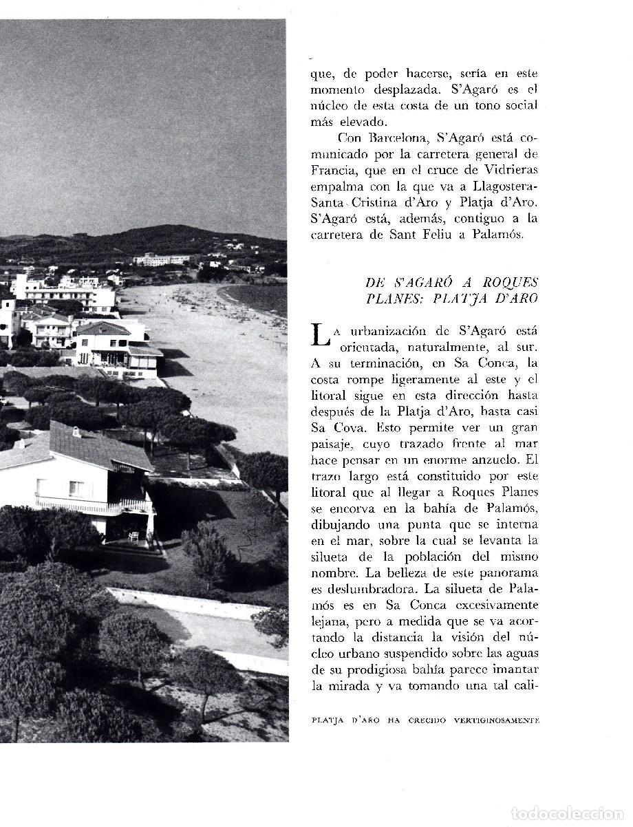 Postales: LAMINA 5687: Platja d Aro ha crecido vertiginosamente - Josep Pla